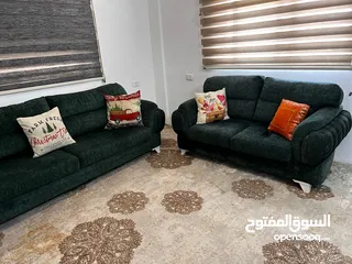  9 غرفة جلوس امريكي لون اخضر نخب اول