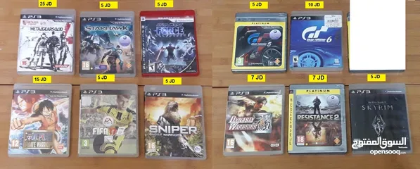  9 سيديات بلايستيشن 3 للبيع  Playstation 3 games for sale