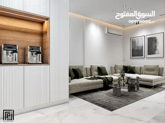  7 شقة مميزة بإطلالة مميزة مشطبة لغاية القصارة مع تصميم ديكور داخلي