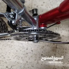  8 بسكليت جبلي وليس رود طارات المنيوم مستعمل بحالة الوكالة استعمال شهرين