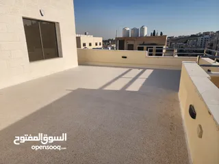  7 شقة أخير مع روف مساحة 195 م + 90 م ترسات- ضاحية الرشيد