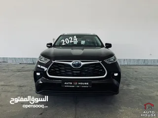  1 تويوتا هايلاندر هايبرد 2024 Toyota Highlander Hybrid GLE AWD