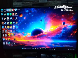  6 شاشه كمبيوتر (IPS )lenovo الجوده 1080 1920 و عدد اطارات الشاشه 75hz و التاخير 4ms