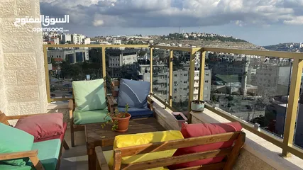  2 روف للايجار مفروش بالكامل في اجمل مناطق البيرة التواصل مع المالك مباشرة دون عمولة (1250) دولار