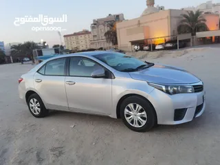  7 كرولا 2015 صبغ وكاله ما عدا قطعتين 1600cc شرط الفحص