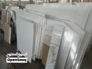  5 رخام ثاسوس كريستال يوناني الواح سماكه 20مم نوعيه فاخره مستوا قصور او بهو كبار الاعمال ارضيات او جدار