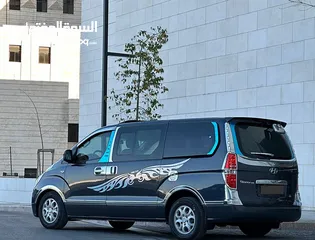  8 هيواندي H1 2015 لون فيراني مميزه فحص كامل كرت ابيض فل الفل جميع الإضافات كراسي كامل