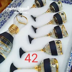  3 اطقم شربات وأطقم كوبيات 12 قطعه