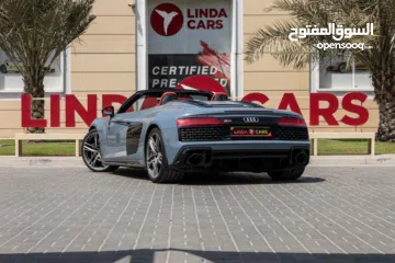  8 Audi R8 Spyder V10 Performance Convertible 2023 GCC under Agency Warranty