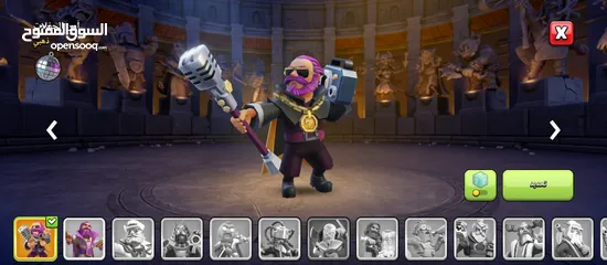  3 للبيع حساب كلاش اوف كلانس تاون 14 شبه ماكس