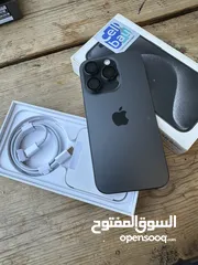  3 iPhone 15 pro used like new 94%battery health 128 gb