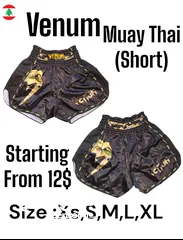  3 Venum Muay Thai Short Available in All Size and Good Quality and Affordable price