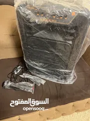  9 سماعة حفلات BT Speaker .. 15 inch  لا سلكية .. جديدة جدا استعمال مرة واحدة فقط . التواصل عبر الواتس
