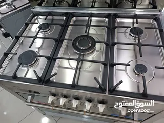  2 عرض نااار على فرن تكماز 90 سم ستيل مطفي فل سيفتي كامل مع مروحه