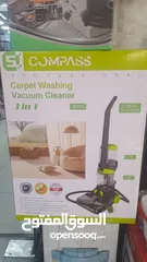  5 مكنسة غسيل السجاد والكنب بالشامبو 3 في 1 ماركة COMPASS بسعر شامل التوصيل