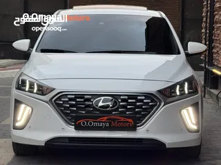  1 هيونداي أيونيك هايبرد مع فتحة سقف عداد قليل  بطارية مكفولة حتى 2028 و أعلى فئة إضافات و بسعر آلعرض