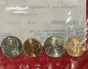  18 عملات معدنية أمريكية 213 قطعة. الاسعار داخل الوصف.