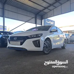  1 هونداي ايونيك 2019 فحص كامل لون ابيض لؤلؤي مميز وارد كوري