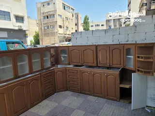  3 مطبخ خشب لاتية 18 ملبس بالكامل فورمايكا مكبوس من برا ومن جوا