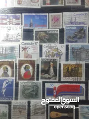  12 البوم طوابع بريد كندية متخصص بالاصدارات الكندية