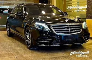  1 مرسيدس S 320 AMG فل كامل الاضافات موديل 2019 نظيفه جدا واعلى مواصفات