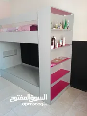  2 تخت   طابقين  للأطفال