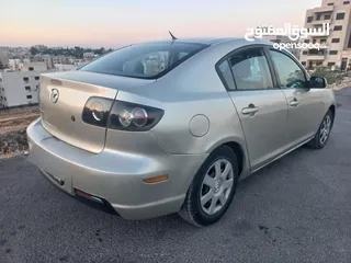  3 مازدا 3  لون شامبين .دهان جديد وصيانه ماتور كاملا.موديل 2007