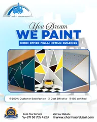  1 Best Quality and Affordable Painting Services- Dubai, Sharjah, Ajman, UAE. Inquire Now!