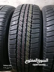  9 القياس 17 65 255 برجيستون زيرو ياباني اورجنال من اعلا المواصفات بالاطارات العالميه دبل قومه دبل ستيل