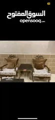 4 طقم كنب خشب زان 7 مقاعد