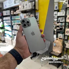  1 iPhone 15 Pro Max 256G بحالة ممتازة