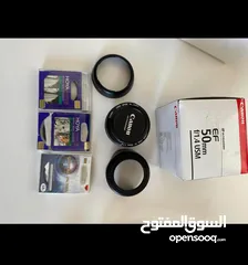  5 عدسة Canon EF 50mm f/1.4 USM
