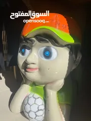  2 لعبه هزازه كهربائيه تعمل على العملة المعدنيه وكاله فيبر جلاس