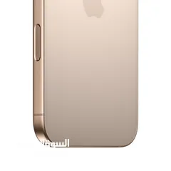  8 iPhone 16 Pro Max  آيفون 16 برو ماكس   تيتانيوم صحراوي  جديد  مقاومة الطرطشة والماء والغبار