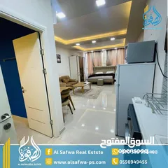  2 استديو مفروش للايجار الماصيون خمس دقائق عن وسط البلد
