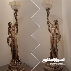  3 ‎طقم اللمباديرا الفخم باللون النحاسي ارتفاع 90-100  من الريرن ‎مكفول اللون 5 سنوات