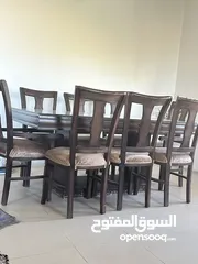  1 طاولة سفرة 8 كراسي
