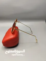  2 كارتير  سانتوس بمواصفات عالية جداً وكوالتي أعلى عدسة  دموي ذهبي الشكل المميز العدسة UV حماية من الإش