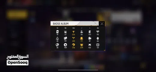  2 Free fire acc for sale-حساب فري فاير  للبيع ((يلي حاب يستفسر يشوف الوصف))