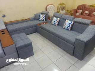  1 ركنة مودرن خشب زان