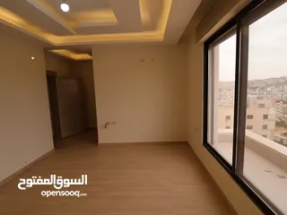  21 شقة طابق أخير مع روف (205م)داخلي (80م)ترس خارجي في أرقى مناطق ام حجير شفا بدران