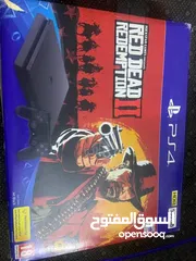  1 ps4 slim with 2 controllers