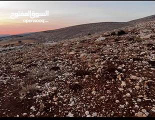  6 تملك الان فرصة العمر قطعة ارض من اراضي غرب عمان مطلة على فلسطين و الاغوار و البحر الميت و سد الكفرين