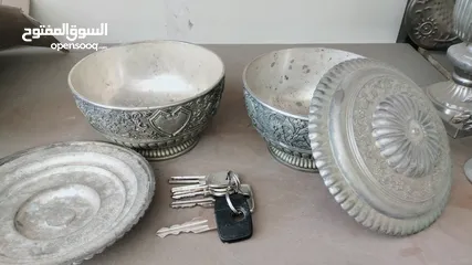  1 مجموعة قطع نحاسية انتيك