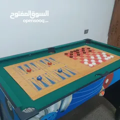  4 طاوله 6×1 مكونه من عدة العاب