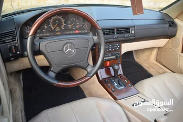  12 Mercedes SL320 1995 بحالة الوكالة