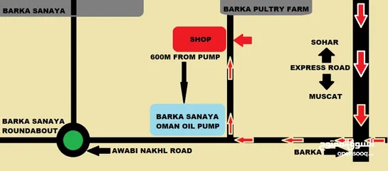  3 محل صيانه وسروس الدراجات (بركاء)