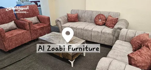  8 اطقم الكنب ثلاثيه ومجوزه ومفردتين