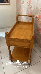  5 Fine wood Moving food table طاوله نقل الطعام فخمه خشبيه