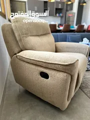  3 Elton Fabric Recliner